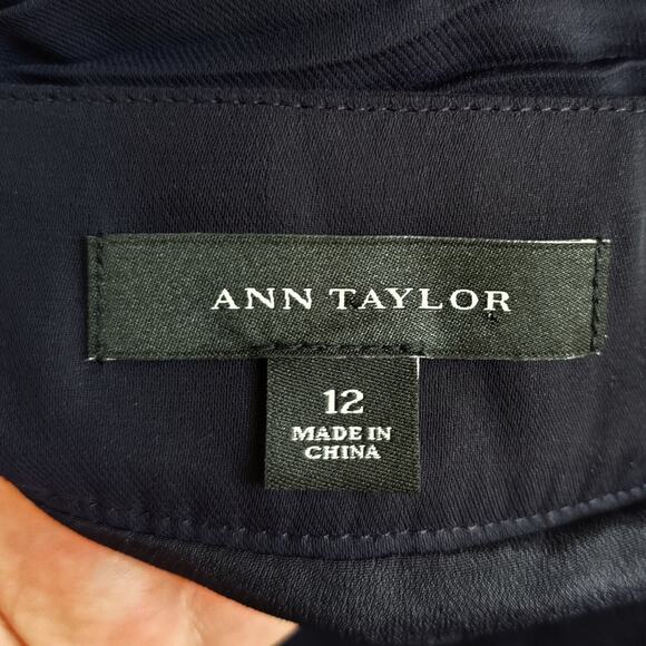 Ann Taylor Micro Pleat Mini Skirt 12 Tenniscore Preppy Nautical Classic Twee NEW - Picture 4 of 9